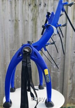 Saris Bones 3 bike carrier, rack, blue. Model no SAB3-BE