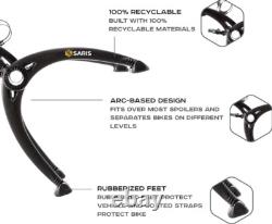 Saris Bones 3 bike carrier, rack, blue. Model no SAB3-BE