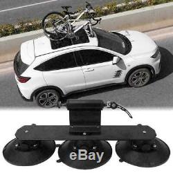 Solid Car Roof-Top Suction Bike Holder Carrier Bicycle Transporting Luggage Rack
