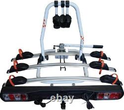 Streetwize Titan 3 Bike Towball Mounted Cycle Carrier Swan Neck Detachable Fixed