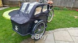 Stunning Johnny Loco eCargo Electric Bike Trike Kid Child Carrier Bakfiets