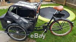 Stunning Johnny Loco eCargo Electric Bike Trike Kid Child Carrier Bakfiets