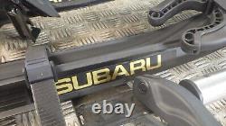 Subaru pair of roof cycle bike carriers new genuine