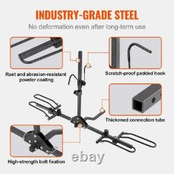 SucceBuy 2/4-Bike Hitch Mount Rack Platform Tilting Folding Bike Carrier