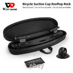 Sucker Roof-top Bicycle Rack Carrier Easy Install Quick Released for Two Bikes