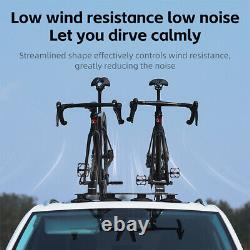 Sucker Roof-top Bicycle Rack Carrier Easy Install Quick Released for Two Bikes