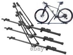 Super Deal! 3x Universal Black Roof Bike Rack Carrier for Bikes Bicycles