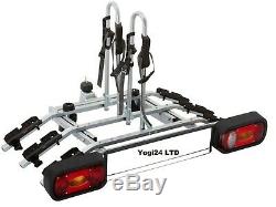 Super Deal! Titan 3 Bike Rack / Cycle Carrier Towbar Mounted Tilting 7pin plug