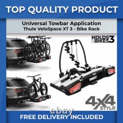 Suv Thule Velospace Xt 3 Bike Bicycle Cycle Holder Rack Towbar Carrier 13-pin