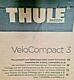 THULE 926021 Velo Compact 3 Bike Cycle Carrier Tow Bar Mounted Bike Rack