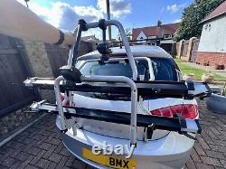 THULE CLIP ON 9106 Quick Release Bicycle Rack Folding Car Cycle Carrier 2 Bikes