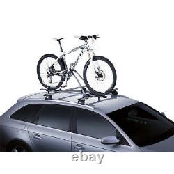 THULE Freeride 532 Lockable Upright Cycle Carrier Roof Bar Mounted Single Bike