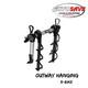 THULE OutWay Boot Hanging Cycle Carrier 3 Bike Rack 995001 NEW & IN STOCK