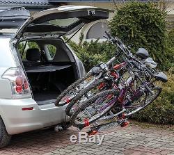 Tilting Towbar Mounted Cycle Carrier For 3 Bikes Bicycles Ideal Hyundai Sant Fe