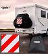 Thule 2/3 Bike Cover Cycle Carrier Racks with Spanish Warning Sign for Spain