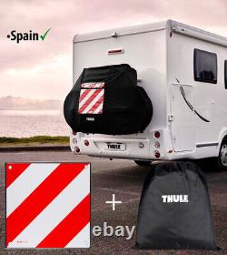 Thule 2/3 Bike Cover Cycle Carrier Racks with Spanish Warning Sign for Spain
