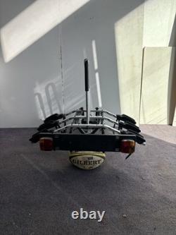 Thule 3 Bike Cycle Carrier Rack Tow Bar Ball Mounted, Lockable with 2 Keys