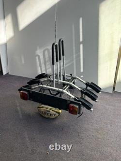 Thule 3 Bike Cycle Carrier Rack Tow Bar Ball Mounted, Lockable with 2 Keys