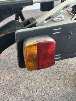 Thule 3 Bike Cycle Carrier Rack Tow Bar Ball Mounted, Lockable with 2 Keys