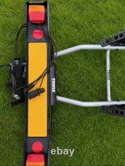 Thule 3 Bike Tow Ball Cycle Carrier, Tilt Function & Genuine Thule Light Board Thule 3 Bike Tow Ball Cycle Carrier, Tilt Function & Genuine Thule Light Board