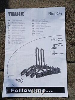 Thule 3 bike carrier tow bar