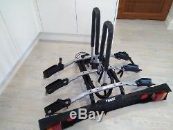 Thule 3 bike carrier tow bar folding with straps. Good condition