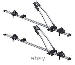 Thule 532 Bike Cycle Carrier Roof Rack Bar Mounted x2 Twin Pack Inc T-Track