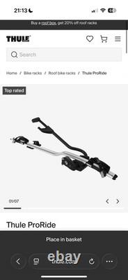 Thule 591 Pro Ride 2015 Roof Mount Cycle X3