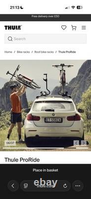 Thule 591 Pro Ride 2015 Roof Mount Cycle X3