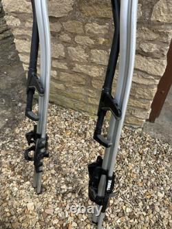 Thule 591 Pro Ride Bike Cycle Carrier Roof Rack Mounted Lockable 2 Pair