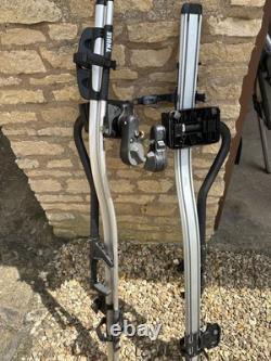 Thule 591 Pro Ride Bike Cycle Carrier Roof Rack Mounted Lockable 2 Pair