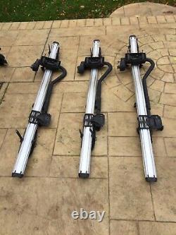 Thule 591 Pro Ride Roof Mount Cycle (x3 Bike Carriers) + Roof Crossbars