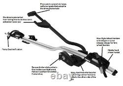 Thule 598 Black Pro Ride Bike Cycle Carrier Roof Rack Mounted Fully Lockable