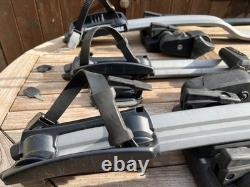 Thule 598 ProRide x 3 Cycle Bike Roof Carriers + T-track Adapters, Locks & Keys