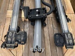 Thule 598 ProRide x 3 Cycle Bike Roof Carriers + T-track Adapters, Locks & Keys