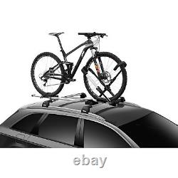 Thule 599 UpRide Roof Top Bike Rack, Wheel Mount Locking Upright Cycle Carrier