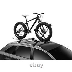 Thule 599 UpRide Roof Top Bike Rack, Wheel Mount Locking Upright Cycle Carrier