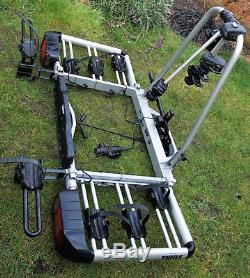 Thule 903 tilt & fold 3 / 4 bike cycle carrier for towbar with 4th bike adapter