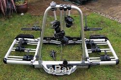 Thule 903 tilt & fold 3 / 4 bike cycle carrier for towbar with 4th bike adapter