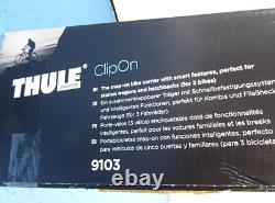 Thule 9103 ClipOn Rear Mounted Car 3 Bike Rack Carrier New Shop-Soiled TH-08-D7