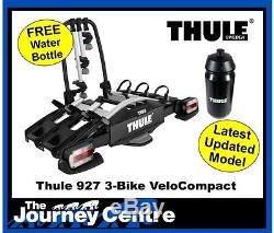Thule 927 Velo Compact 3 Bike Cycle Carrier New 2017 Free Thule Drinks Bottle