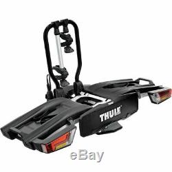 Thule 933 EasyFold XT 2-bike towball carrier with AcuTight torque knobs 13-pin