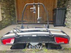 Thule 938 Velospace XT 2 Cycle Towbar Mounted Bike Rack & Thule Cargo Box 9383
