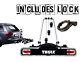 Thule 943 EuroRide 3 Bike Cycle Carrier Rack Tow Bar Mounted Fully Lockable