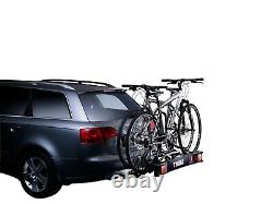 Thule 9502 Bike Cycle Carrier Tow Bar Mounted Hold 2 Bikes Lock Package