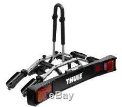 Thule 9502 Bike Cycle Carrier Tow Bar Mounted with 957 Lock Holds 2 Bikes