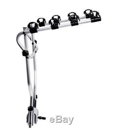Thule 9708 Cycle Carrier Towbar Mounted Tilts Holds 4 Bikes Inc Trailer Board