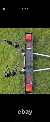 Thule 972 Hang On 3 Bike Rack Cycle Carrier Tow Bar Mounted & Light Board