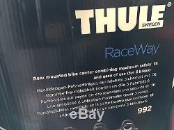 Thule 992 Race Way 3 Bike Cycle Carrier Locking Rear Door Boot Mounted