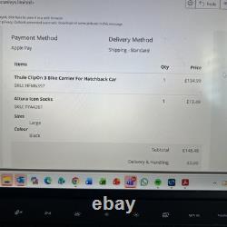 Thule Clip On Bike Carrier For Hatchback & Station Wagons (3 Bikes)